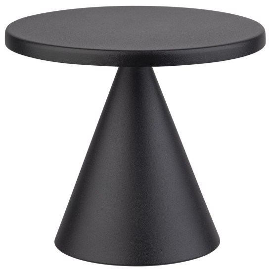 Лампа за маса, настолна, метална, IPS4, кръгла, ф13см, h11,5см, черна, CONE MINI – APS