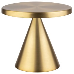 Лампа за маса, настолна, метална, IPS4, кръгла, ф13см, h11,5см, златиста, CONE MINI – APS