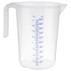 Полипропиленова мерителна кана, ф15см, h20,5см, 2л, прозрачна, стакабъл, STACKABLE – APS