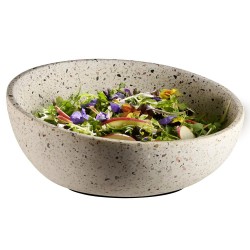 Купа скосена, бетон, ф29,5см, h8,5 / 14,5см, 2,5л, стакабъл, TERRAZZO – APS