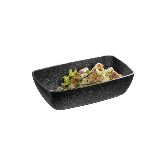 Алуминиева купа с незалепващо покритие, GN 1/4, 26,5x16,2xh7,5см, 2л, черно/сребристо, стакабъл, FROSTFIRE - APS