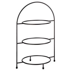 Метална стойка на 3 нива, неплъзгащи крачета, 29x19,5xh43см, INDUSTRIAL – APS