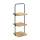 Метална поставка за бюфет на 2 нива, 23x19x59,5см, PERFECTO – APS