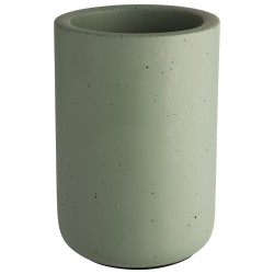 Охладител за бутилка, бетон, кръгъл, ф12/10см, h19см, зелен, ELEMENT – APS