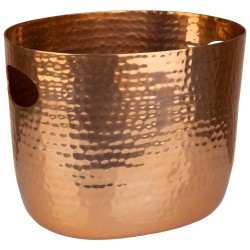 Алуминиева шампаниера с 2 дръжки, 25,5x19xh20см, 3,9л, copper, стакабъл, „LARGE“ – APS