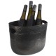 Алуминиева шампаниера с 2 дръжки, 30x23,5xh23см, 7л, черна, стакабъл, XL – APS
