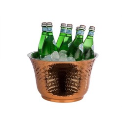 Иноксова двустенна шампаниера, ф33см h20см, 8л, copper, стакабъл – APS