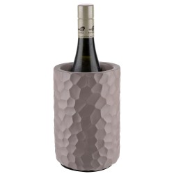 Охладител за бутилка, бетон, кръгъл, ф12/10см, h19см, сив, ELEMENT – APS