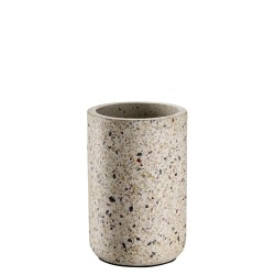 Охладител за бутилка, бетон, кръгъл, ф12,5/10см, h19см, TERRAZZO – APS