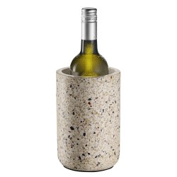 Охладител за бутилка, бетон, кръгъл, ф12,5/10см, h19см, TERRAZZO – APS