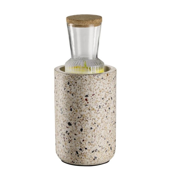 Охладител за бутилка, бетон, кръгъл, ф12,5/10см, h19см, TERRAZZO – APS