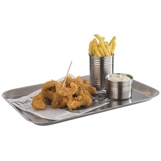 Хартия за презентация, 42x25см, 500бр., правоъгълна, черна/бяла, SNACKHOLDER - APS