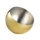 Иноксова купа, 18/8, кръгла, скосена, ф24см, h21см, 2л, златиста, „SPHERE“ – APS