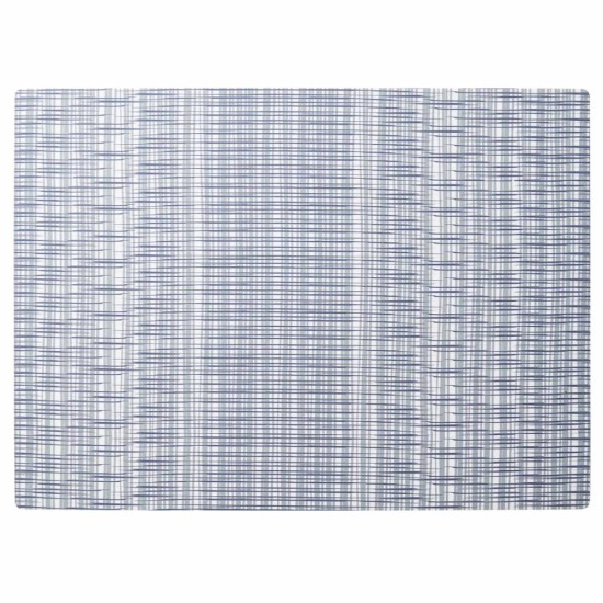 Силиконова подхожка за хранене, правоъгълна, 45x33см, синьо, VELMA – APS