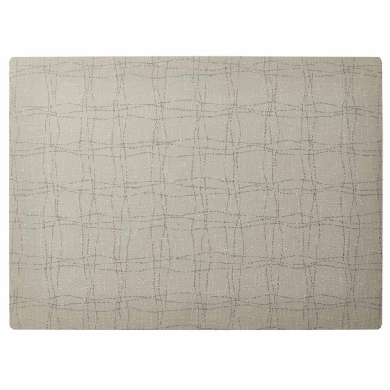 Силиконова подхожка за хранене, правоъгълна, 45x33см, бежаво, VELMA – APS