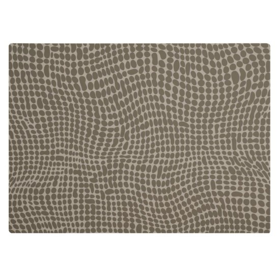 Силиконова подхожка за хранене, правоъгълна, 45x33см, светло кафяво, VELMA – APS