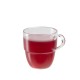 Чаша MUG с дръжка, тритан, ф8,5см, h9см, 250мл, прозрачна, стакабъл, TEATIME - APS