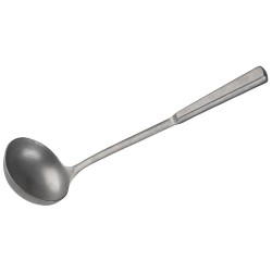 Иноксов черпак с ергономична дръжка, 18/0, ф7см, 23см, 60мл, vintage, SOLID – APS