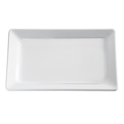 Плато, PET, GN 1/2, правоъгълно, 32,5x26,5xh3см, бяло, стакабъл, FRIENDLY – APS