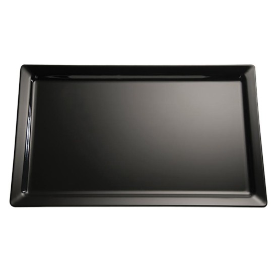 Плато, PET, GN 1/2, правоъгълно, 32,5x26,5xh3см, черно, стакабъл, FRIENDLY – APS