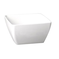 Купа, PET, квадратна, 25x25см, h12см, 3,8л, бяла, стакабъл, FRIENDLY – APS