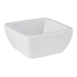 Купа, PET, квадратна, 6,5x6,5см, h3см, 50мл, бяла, стакабъл, FRIENDLY – APS