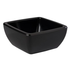 Купа, PET, квадратна, 6,5x6,5см, h3см, 50мл, черна, стакабъл, FRIENDLY – APS