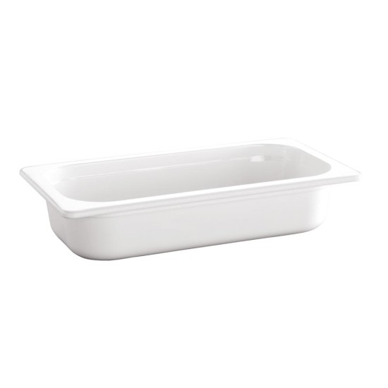 Гастронорм, PET, GN 1/3, 32,5x17,6xh6,5см, 2л, бял, стакабъл, FRIENDLY – APS