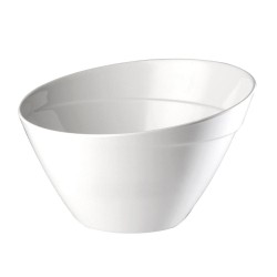 Купа, PET, скосена, кръгла, ф24,5см, h15см, 2,5л, бяла, стакабъл, FRIENDLY – APS