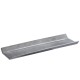 Меламиново плато, правоъгълно, GN 2/4, 53x16,2xh3,5см, стакабъл, сиво, CONCRA – APS