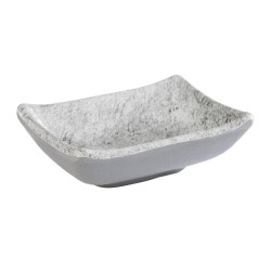 Меламинова купичка, 9x7см, h3см, 40мл, сива, стакабъл, CONCRA – APS