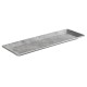Меламиново плато, правоъгълно, 31x10,5xh1,5см, стакабъл, сиво, CONCRA – APS