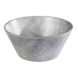 Меламинова купа, кръгла, ф16см, h7см, 500мл, сива, стакабъл, CONCRA – APS