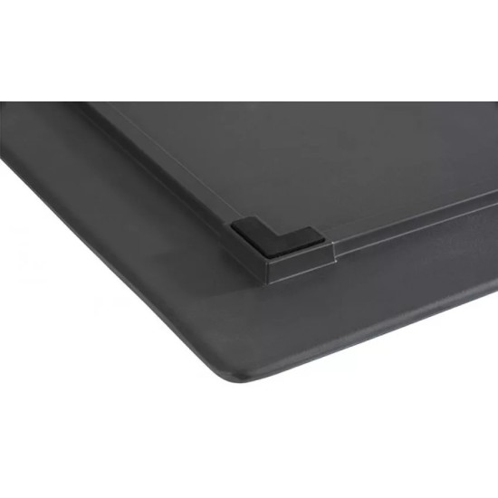 Меламиново плато, правоъгълно, GN 1/2, 32,5x26,5xh1,5см, стакабъл, синьо/сиво, „LOOPS“ - APS