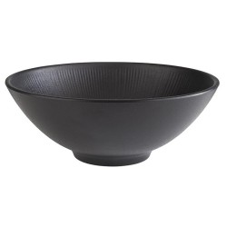 Меламинова купа, кръгла, ф24см, h9см, 1,7л, черна, стакабъл, „NERO“ – APS