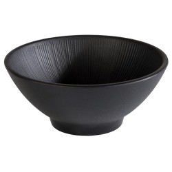 Меламинова купа, кръгла, ф16см, h6,5см, 500мл, черна, стакабъл, „NERO“ – APS