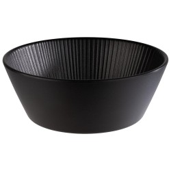 Меламинова купа, ф20,5см, h7,5см, 1,2л, черна, стакабъл, NERO – APS