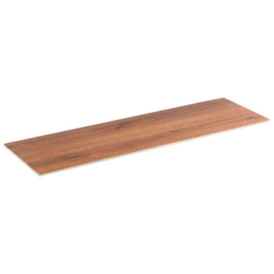 Меламиново плато, правоъгълно, GN 2/4, 53x16,2xh1см, кафяво/бяло, “CRAZY WOOD“– APS