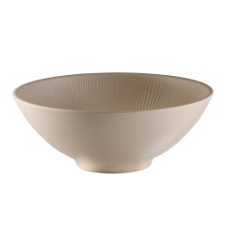 Меламинова купа, кръгла, ф24см, h9см, 1,7л, бежаво, стакабъл, NERO – APS