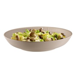 Меламинова купа, кръгла, ф22,5см, h4,5см, 800мл, бежаво, стакабъл, NERO – APS