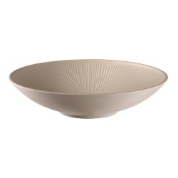 Меламинова купа, кръгла, ф30см, h7см, 2,2л, бежаво, стакабъл, NERO – APS