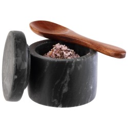 Дървена лъжица за сервиране, 3,5x3x10см, кафява – APS