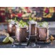Иноксова чаша Mug с медно покритие ф9см h10см 500мл MOSCOW MULE - APS