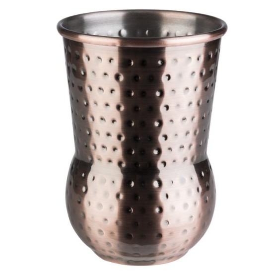 Иноксова релефна чаша за коктейли, ф8см, h11,5см, 400мл, copper, „JULEP MUG“– APS