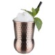 Иноксова релефна чаша за коктейли, ф8см, h11,5см, 400мл, copper, „JULEP MUG“– APS