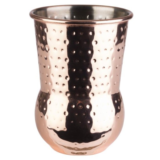 Иноксова релефна чаша за коктейли, ф8см, h11,5см, 400мл, copper, „JULEP MUG“– APS