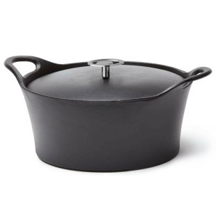 Чугунена тенджера черна ф25см 3,4л - Cuisinox - Volcan