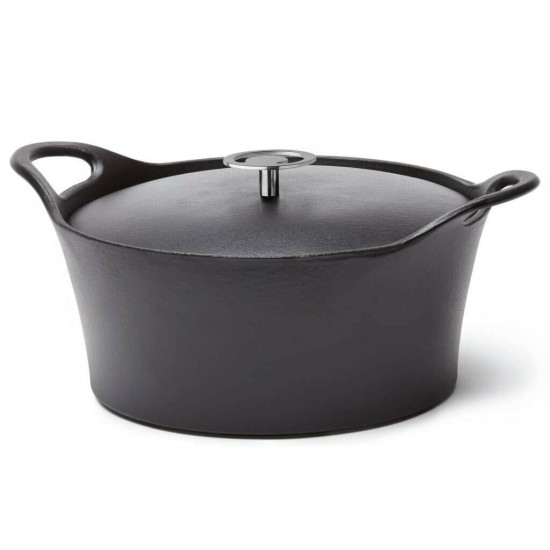 Чугунена тенджера черна ф25см 3,4л - Cuisinox - Volcan
