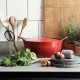 Чугунена овална тенджера с емайлирано покритие  червена 30см 3,9л - Cuisinox