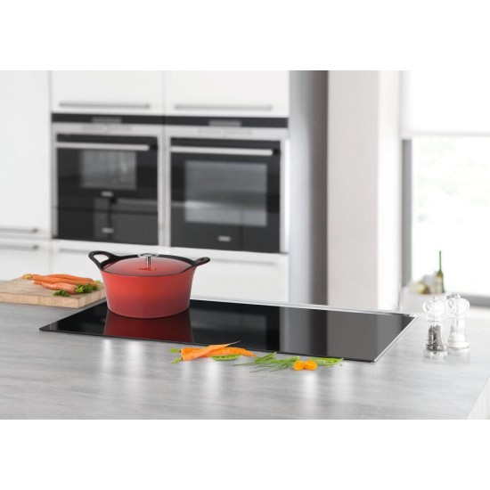 Чугунена овална тенджера с емайлирано покритие  червена 30см 3,9л - Cuisinox